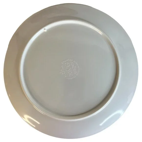 1995 McDonalds Seasons Greetings Christmas Plates Melamine   lastic Set of 2 VTG - Picture 3 of 5